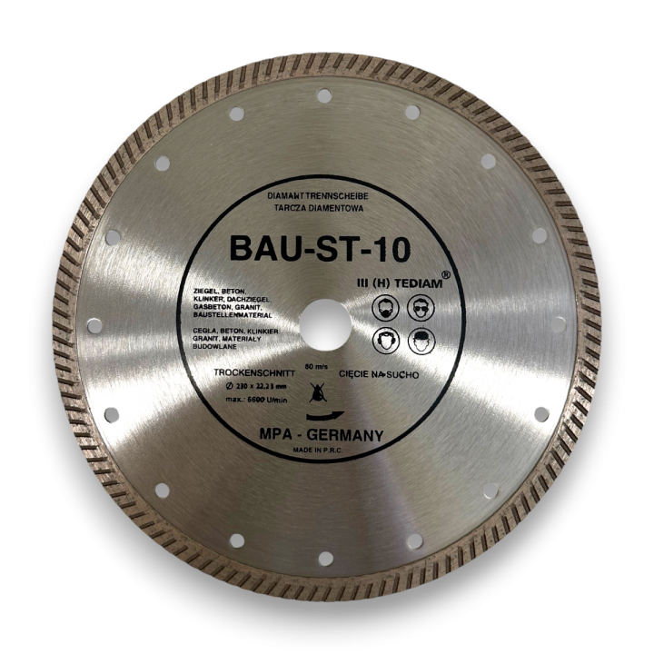 Tarcza diamentowa turbo BAU-ST 10 TEDIAM